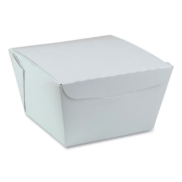 Pactiv Evergreen Earthchoice Onebox Paper Box, 37 Oz, 4.5 X 4.5 X 2.5, White, 312-carton freeshipping - TVN Wholesale